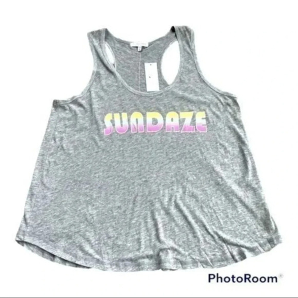 Pj.Salvage Sundaze gray tank top size medium NW
